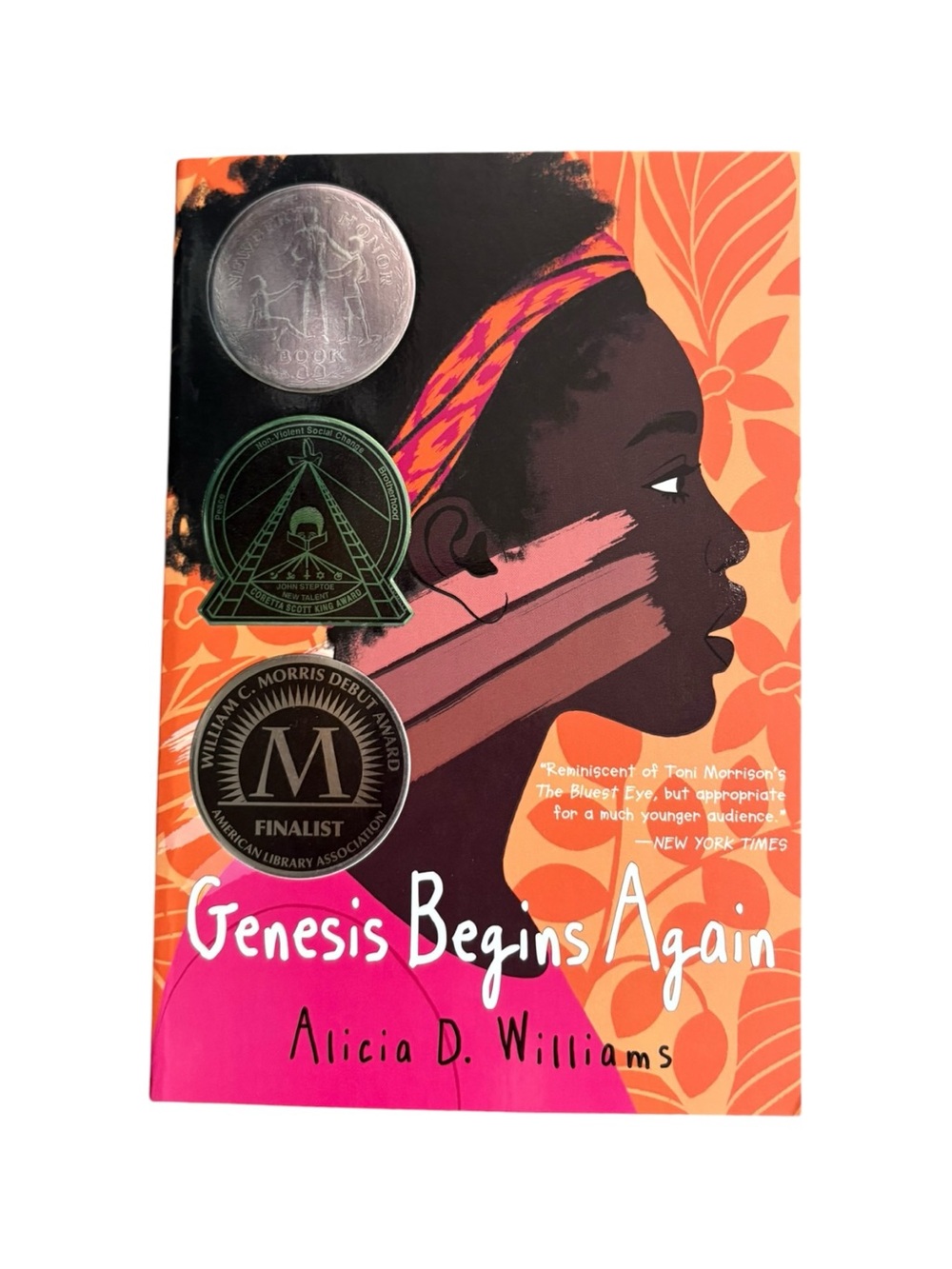 3/$20 Genesis Begins Again by Alicia D. Williams - Orange Cover